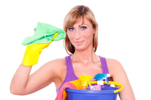 Professional one off cleaning in a Fulham home living room