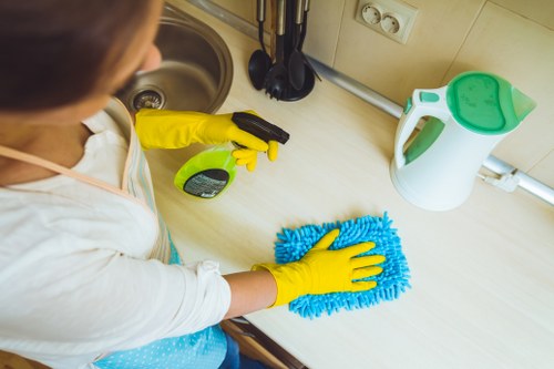 Fresh, polished living space cleaned by Fulham cleaners