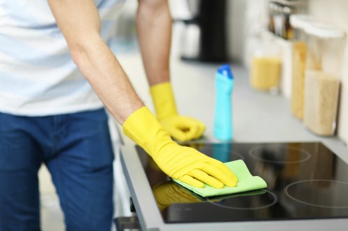 Confirmation of a cleaning booking and service details